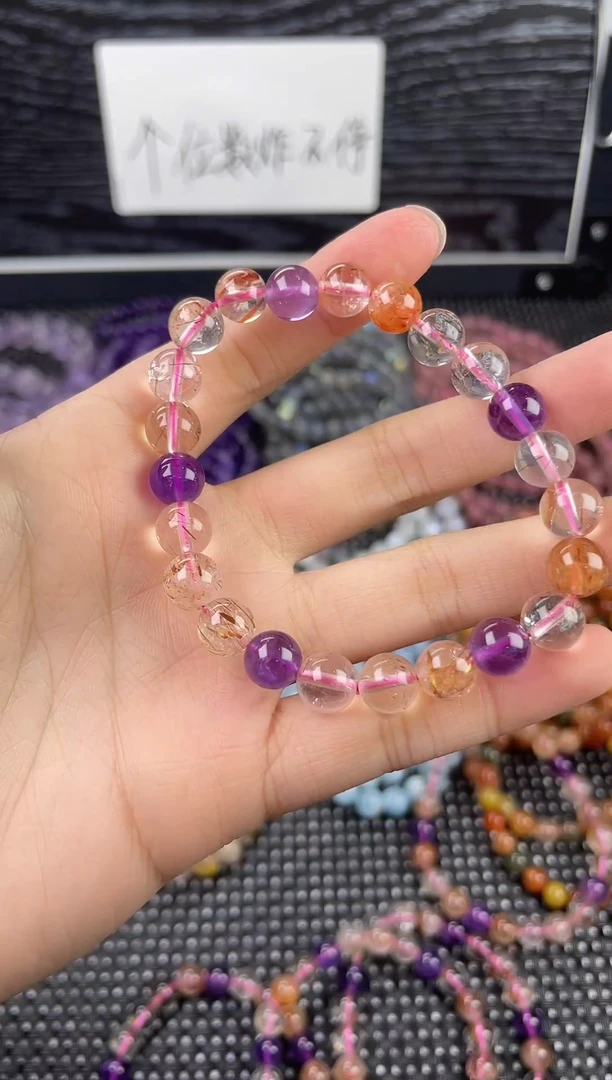 未镶嵌手串水晶超七8mm