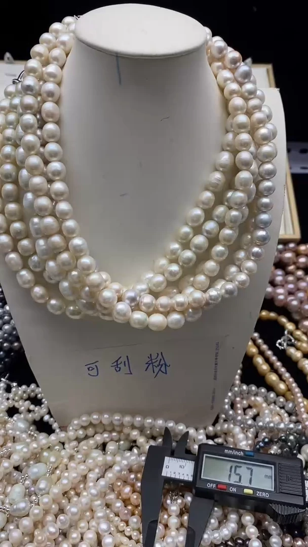 项链合金淡水珍珠1