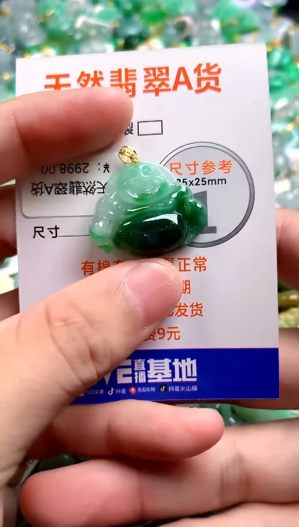 颈饰18K金镶嵌翡翠0499653021