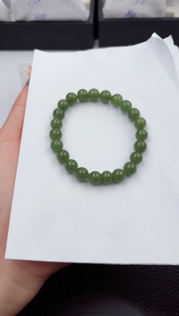 【闪购商品】和田玉手串未镶嵌222嗨购微色差T1