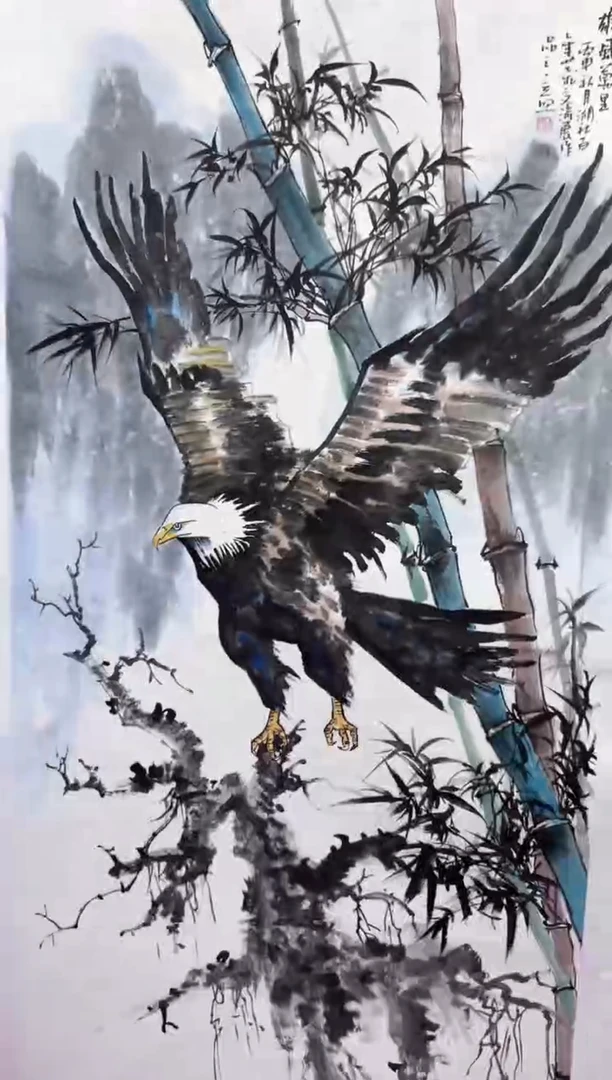 国画师立照老师国画作品