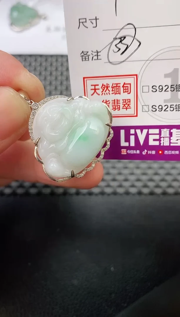 翡翠银S925镶嵌颈饰檐****✨吊坠