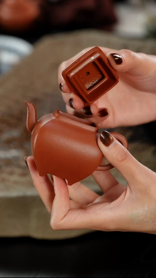 茶壶紫砂生砂朱泥小传炉120cc