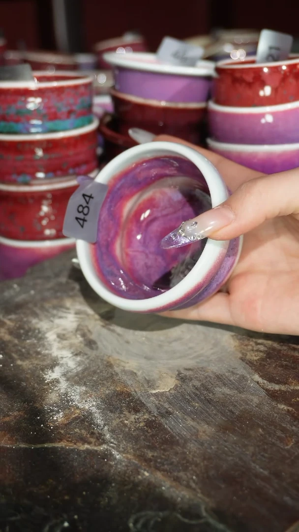 摆件陶精品窑变钧瓷茶器