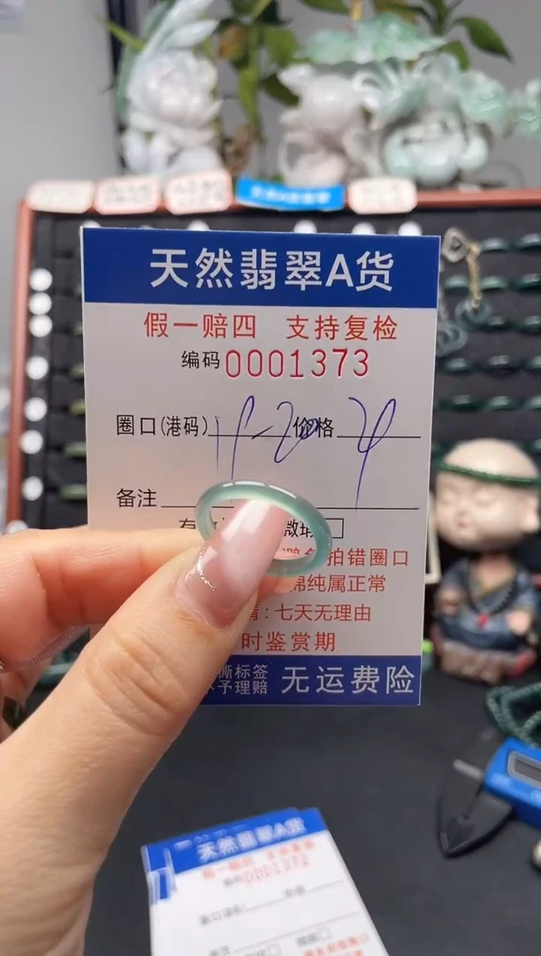 未镶嵌戒指翡翠19+*1373