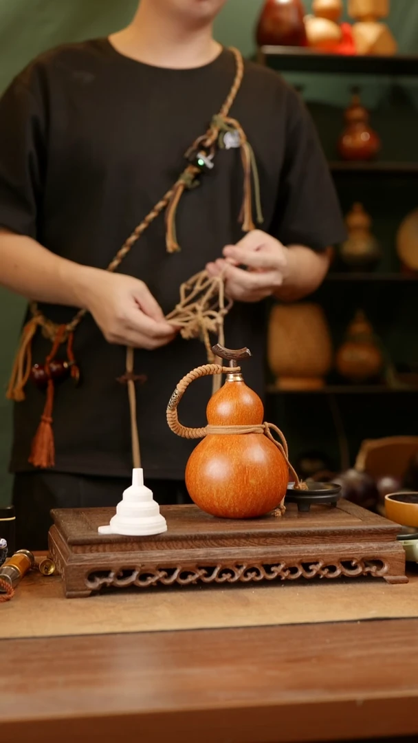 40号精品天然大漆酒葫芦一物一拍~