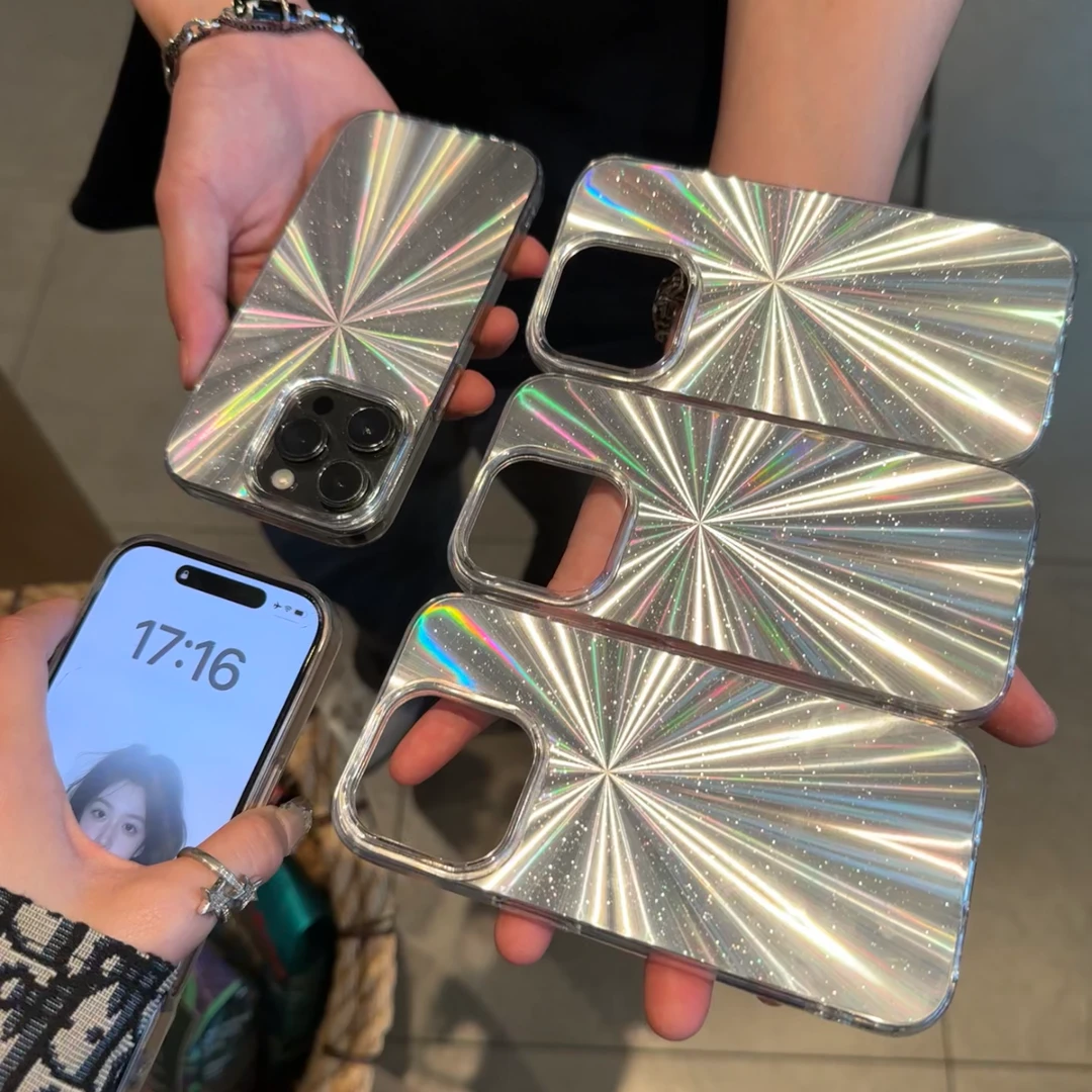 欧克里里极光细闪iphone16promax苹果14/高级15手机壳11/女12/13