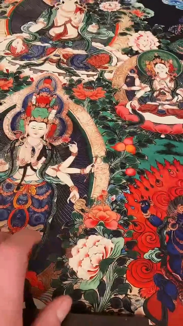 装裱画精美唐卡tk16050