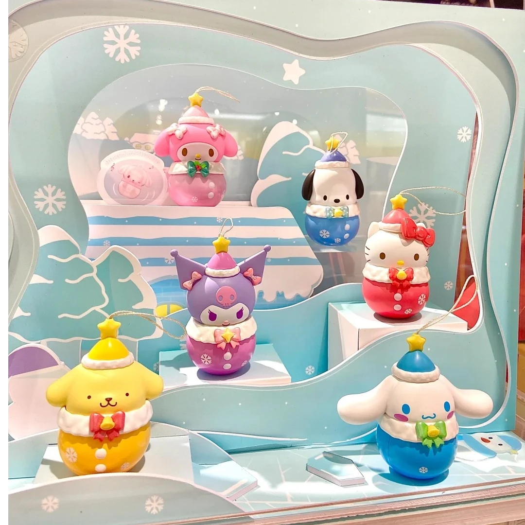 【kixin-拆盒】top toy三丽鸥冬日水音铃系列盲盒手办摆件盲盒