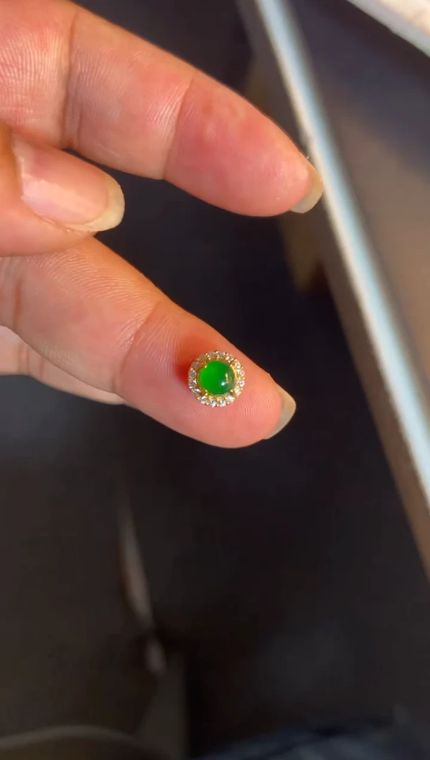 吊坠(不含链)银S925镶嵌翡翠1