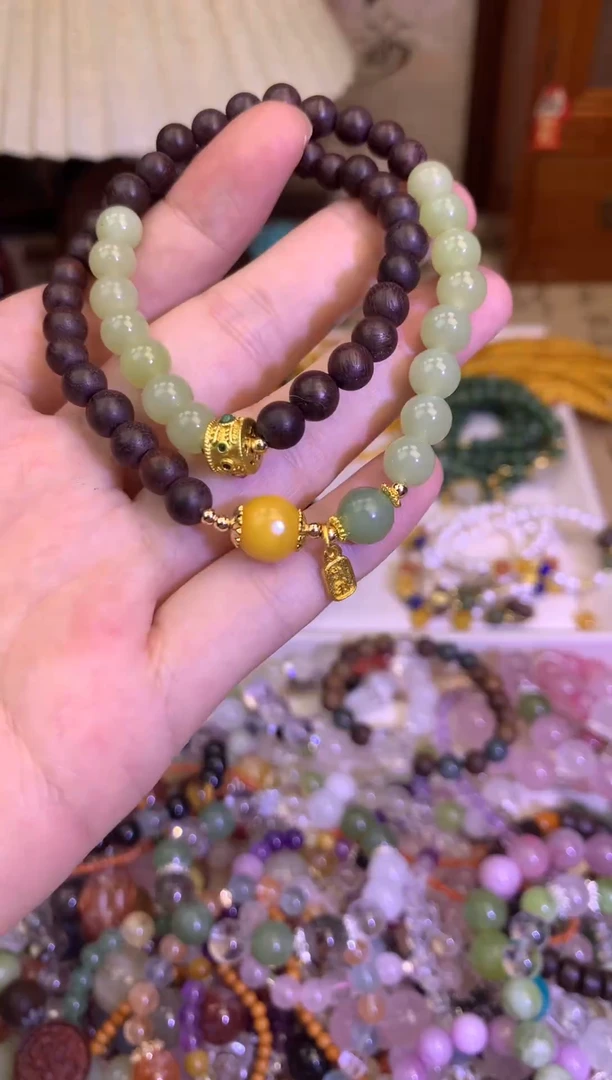 未镶嵌檀香木手串162