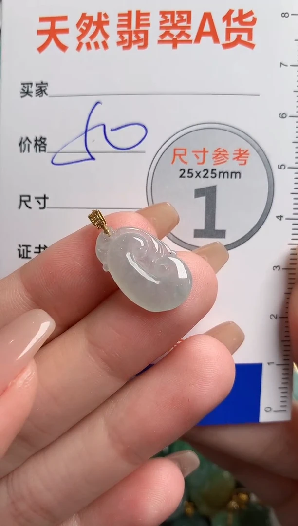 【闪购商品】翡翠颈饰18K金镶嵌14009296