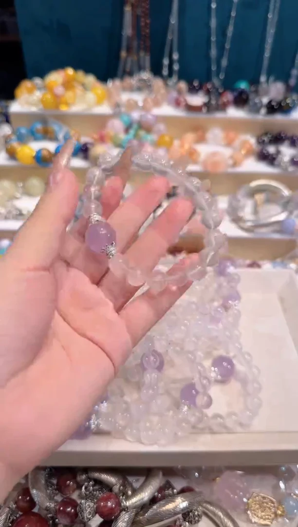 水晶手串未镶嵌手串 多样性发一