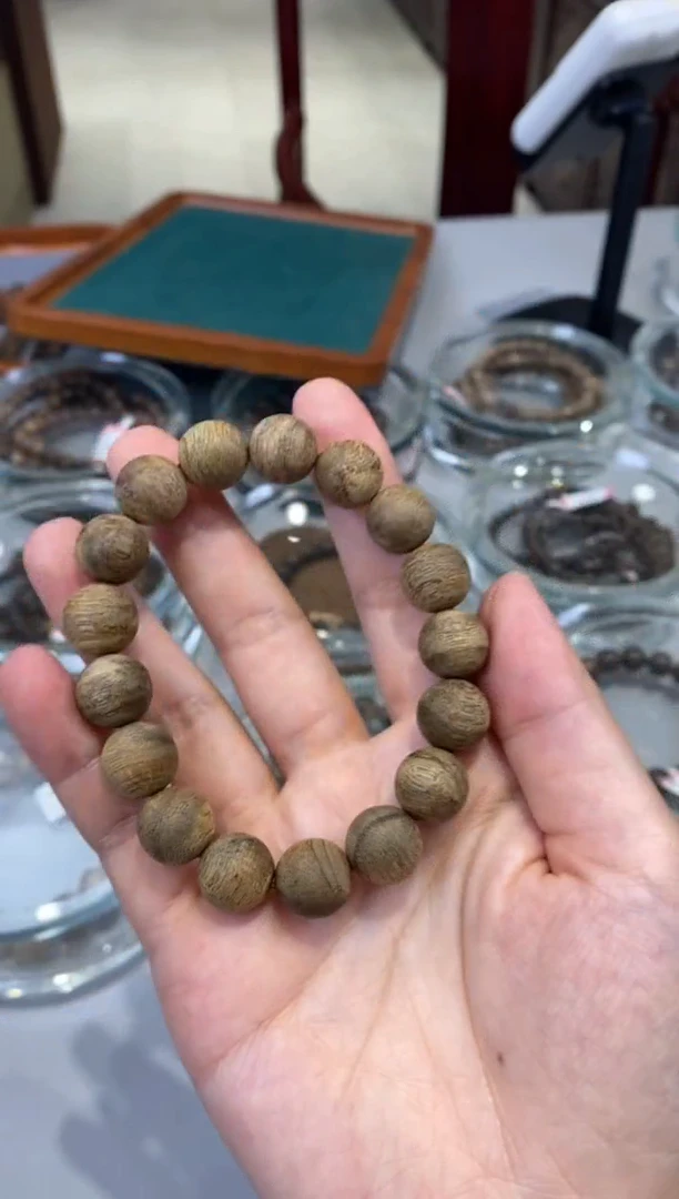 手串沉香E552文莱1.2单圈沉香手串