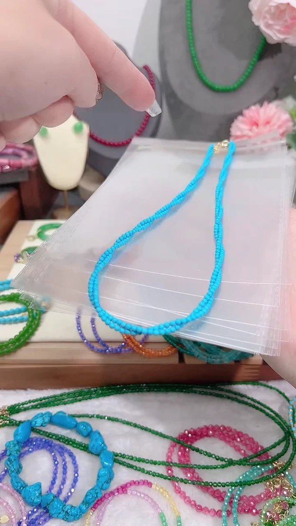 颈饰银S925镶嵌水晶麻花晶松99