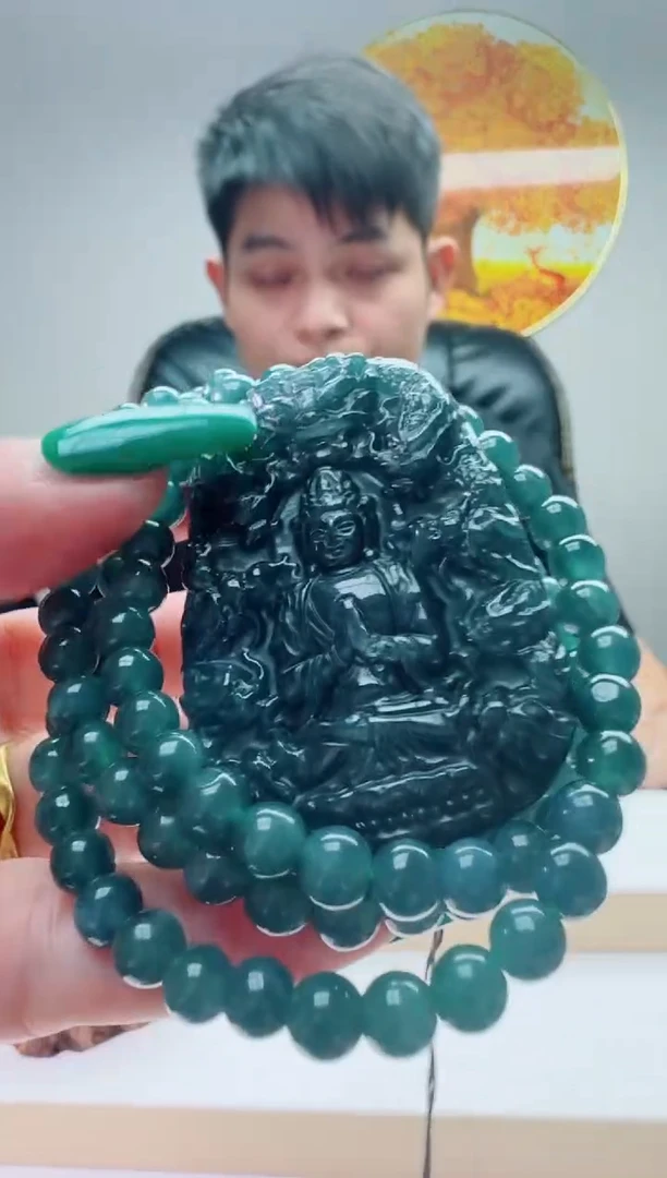 翡翠未镶嵌颈饰多样性随机发其一
