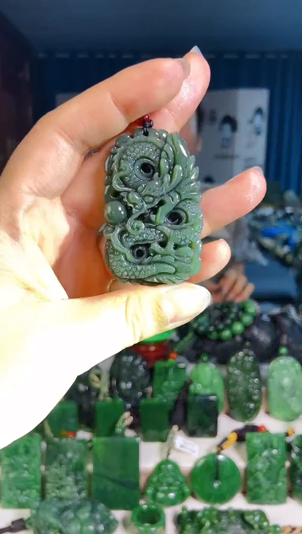 和田玉未镶嵌挂件1