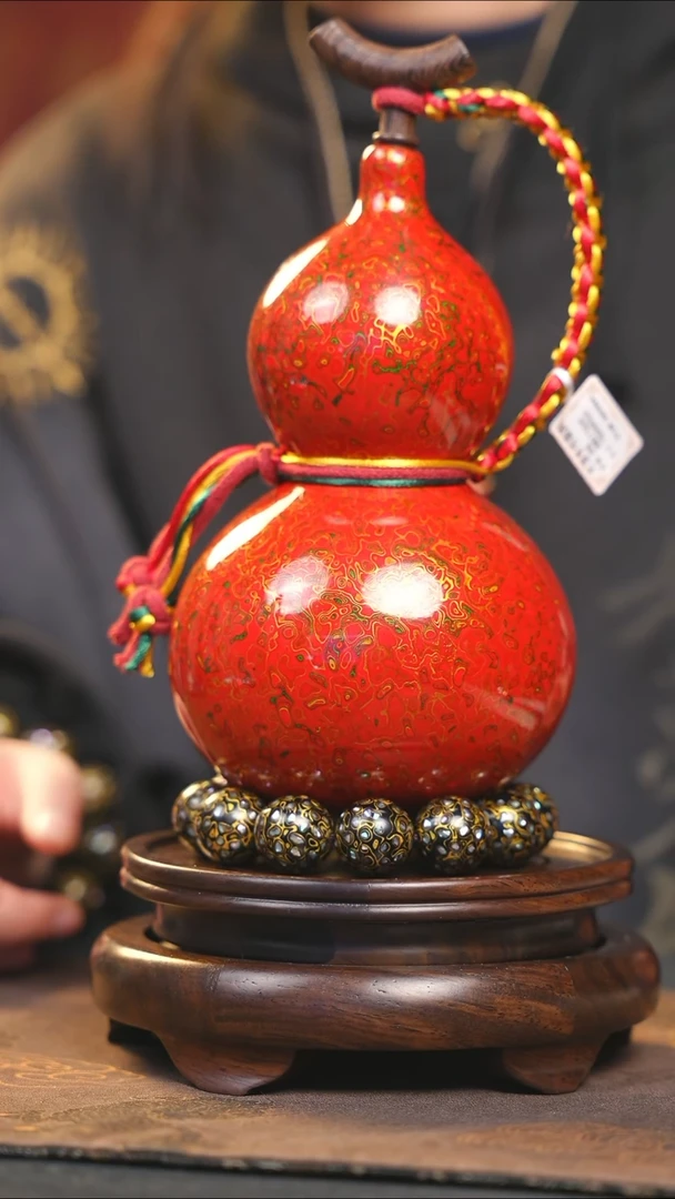 【闪购商品】YS292漆艺酒葫芦不包手串及旋转底座