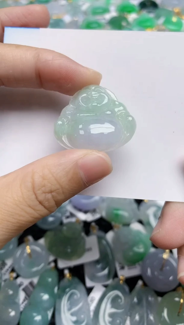 翡翠未镶嵌颈饰天然翡翠A货