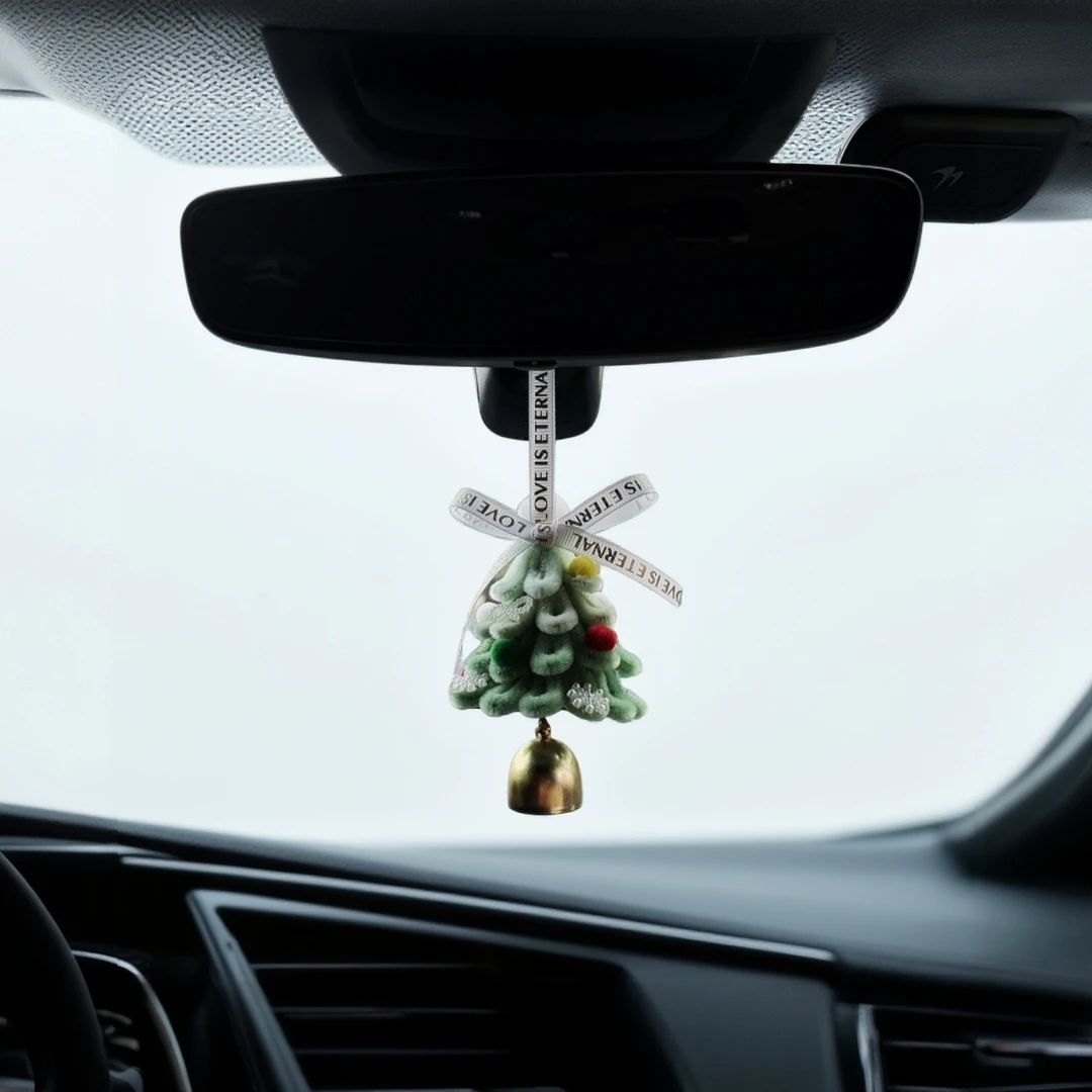 车载挂件扭扭棒圣诞树DIY材料包易制作可用于圣诞花环车挂装饰