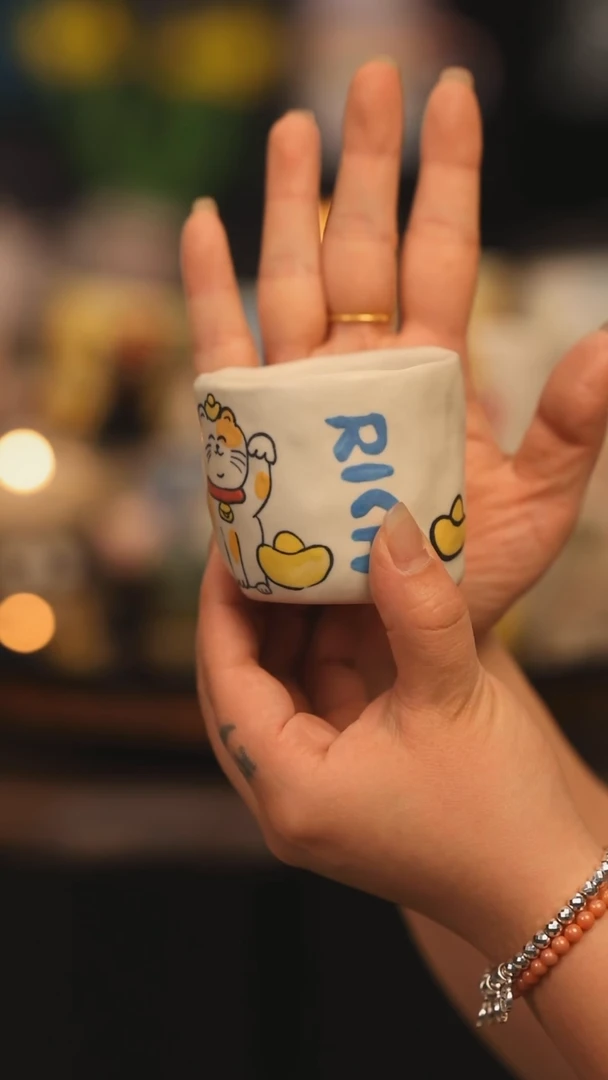 【闪购商品】摆件景德镇釉下彩绘设计师款陶瓷