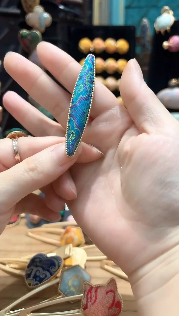 【闪购商品】【孤品车2.23】铜霏金小柳叶鸭嘴夹孤品