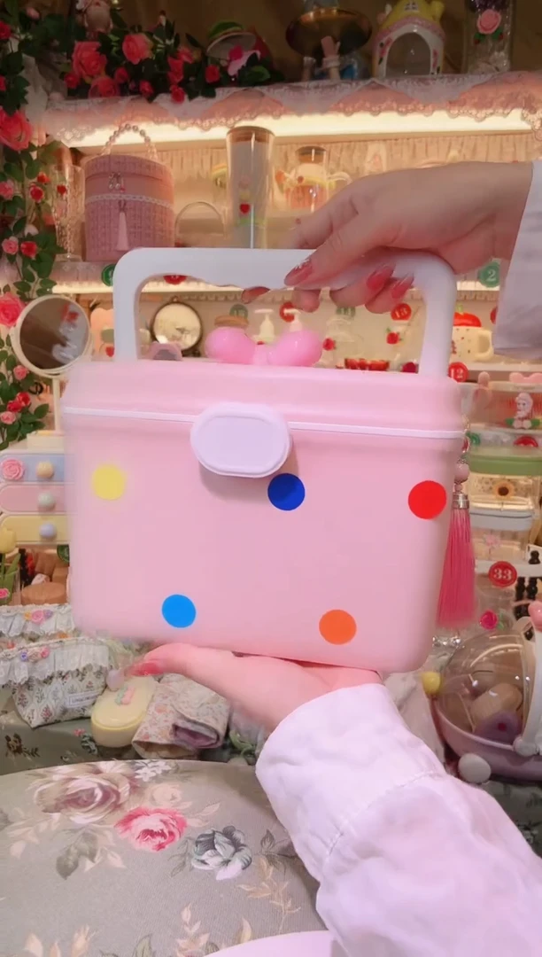 便携药箱粉色——手工制作品质好！