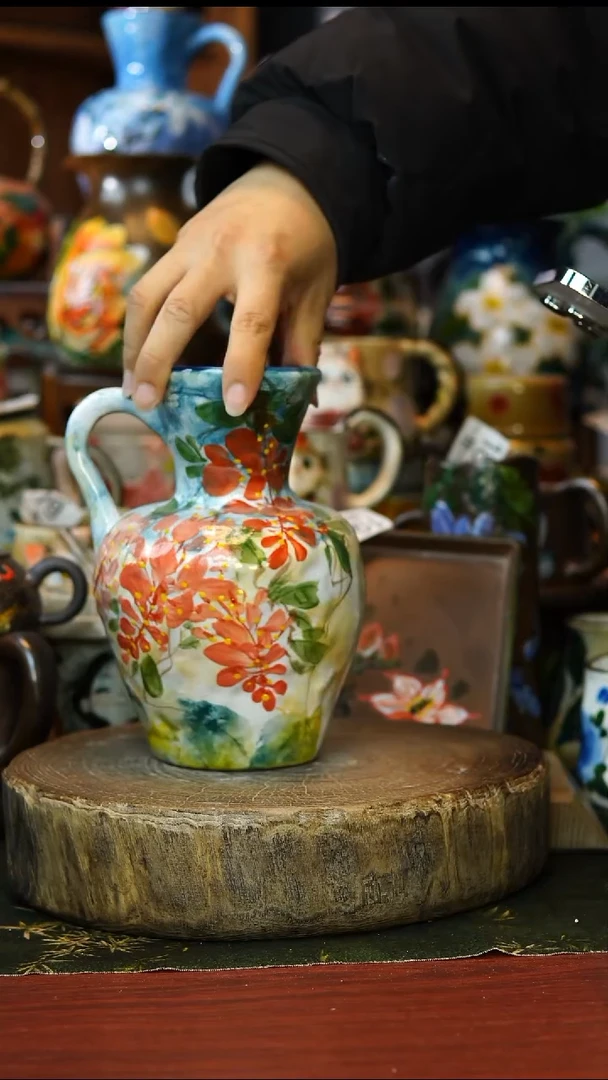 陶瓷222景德镇手工手绘釉下彩