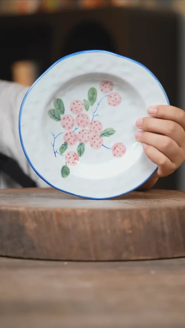 瓷片景德镇高温釉下彩（食品级）