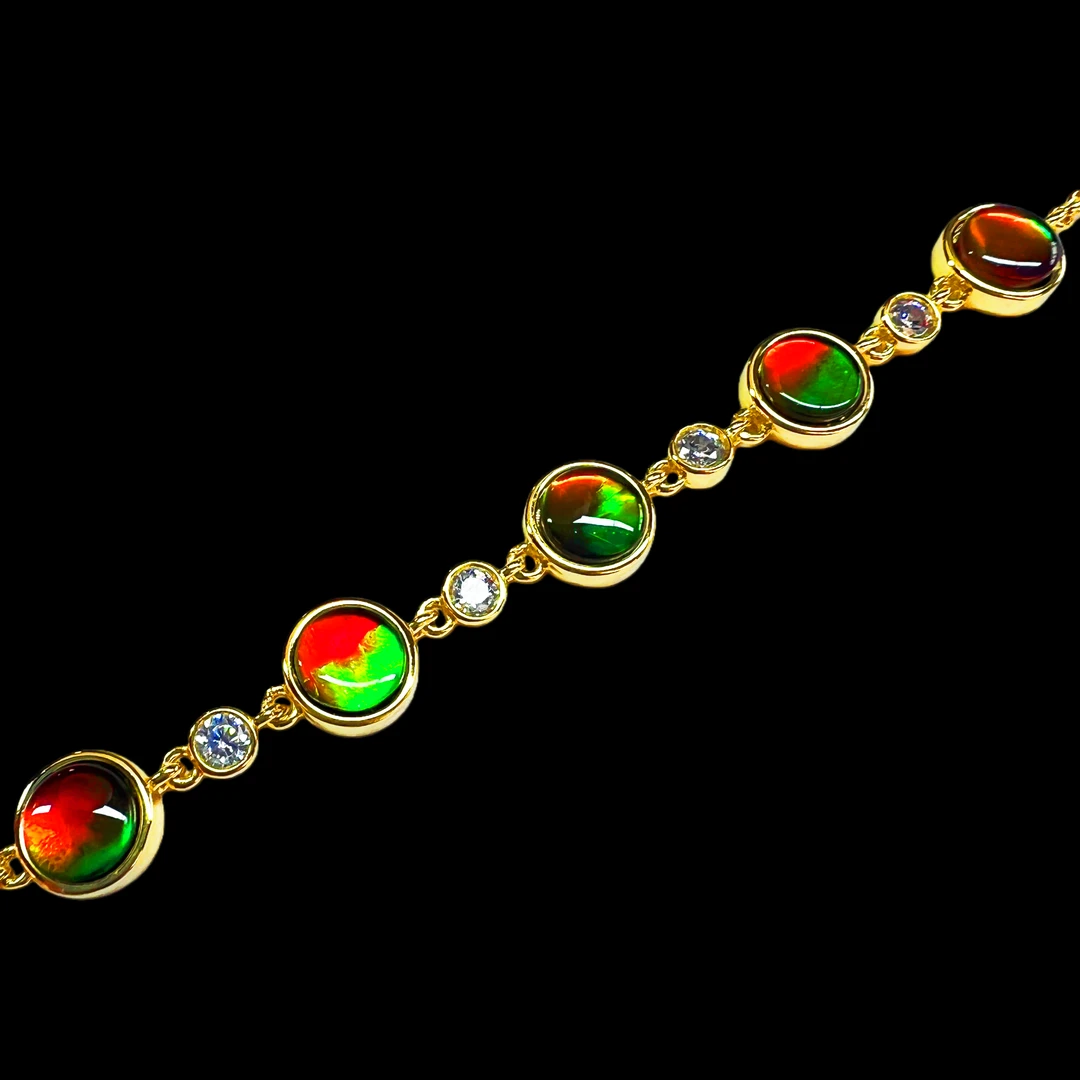 【斑彩】6mm 双色-五颗 加拿大 N-33 SL-F 贝壳创意饰品 F35