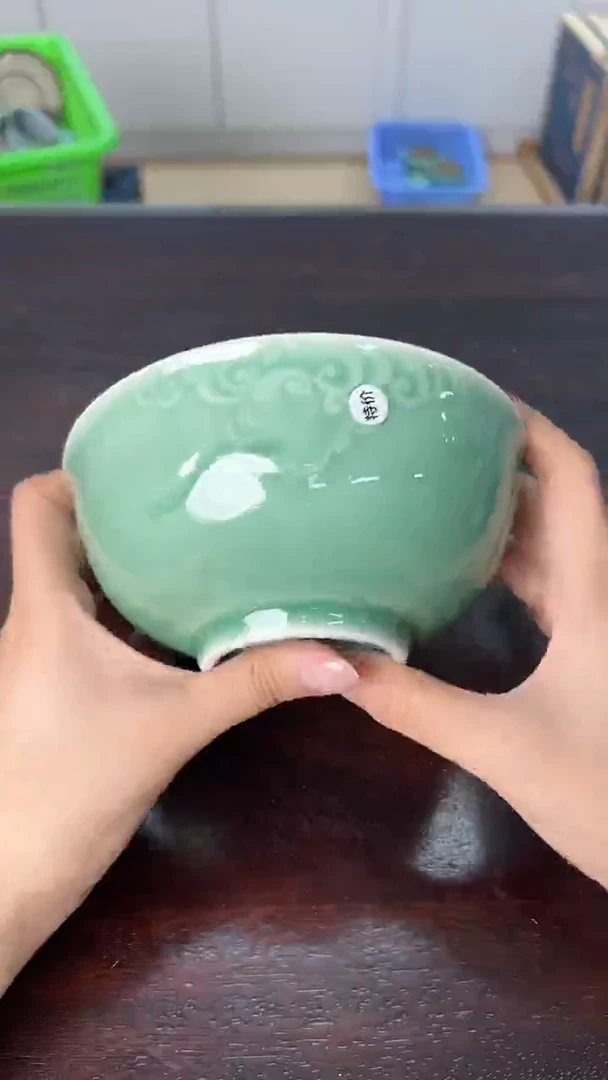 龙泉云间青瓷小米茶器