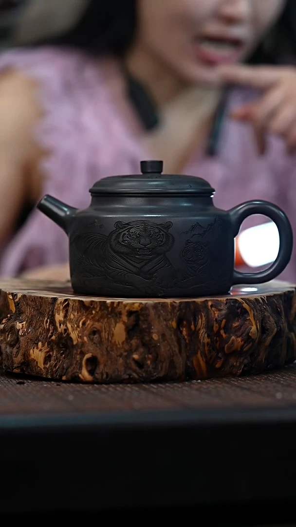 茶壶紫砂宜兴岁颐传砂原矿全手13