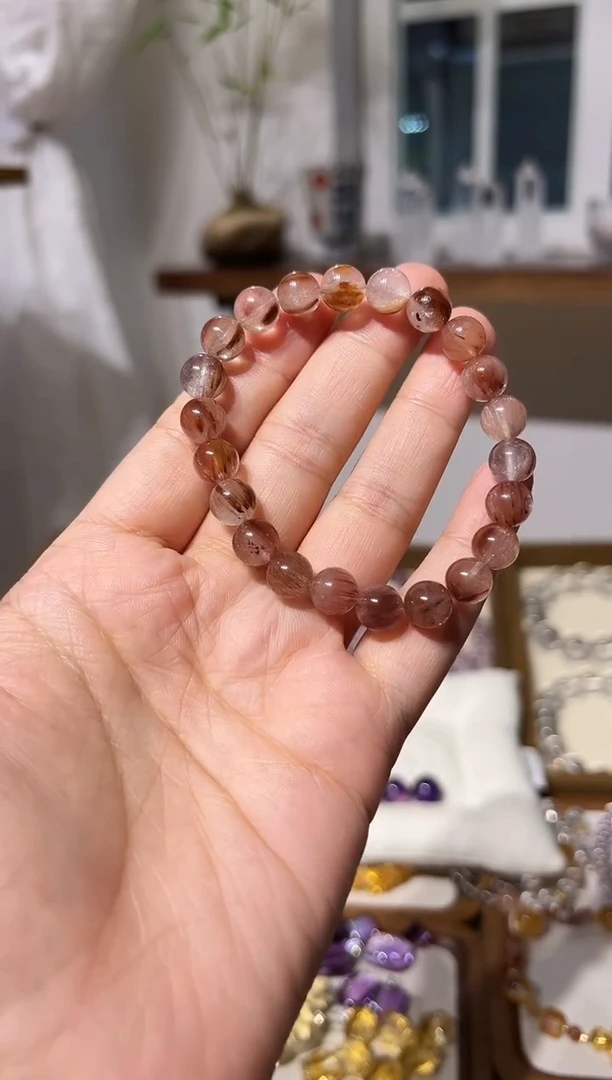 未镶嵌手链水晶红兔毛卡8