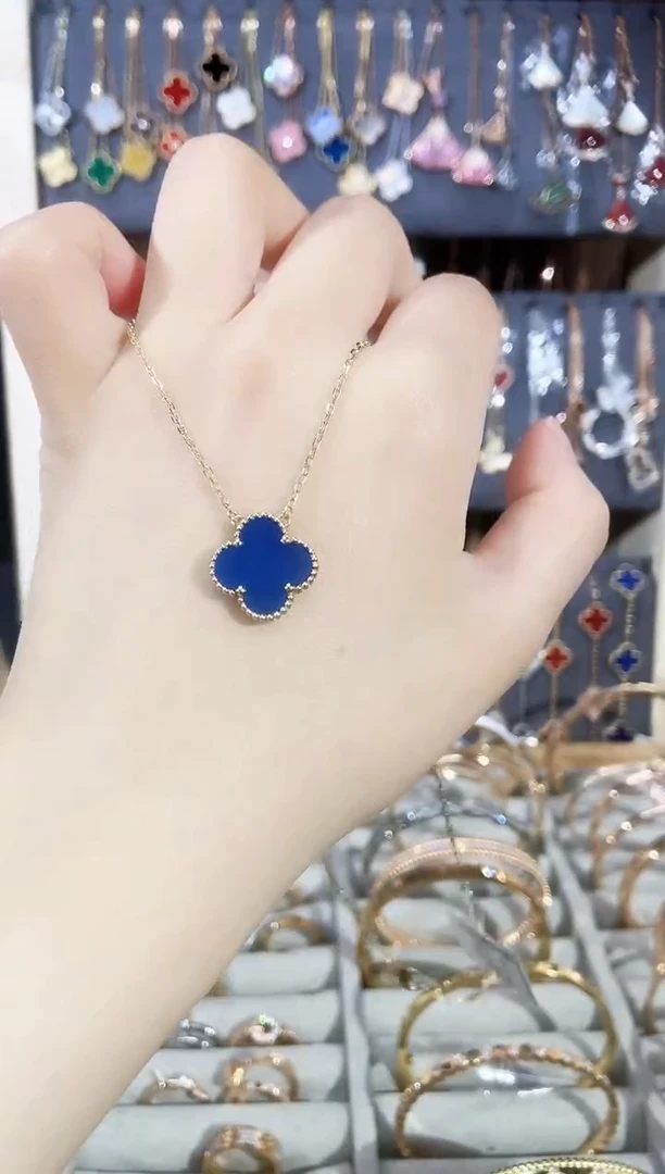 玛瑙/玉髓套链18K金镶嵌玛瑙K黄