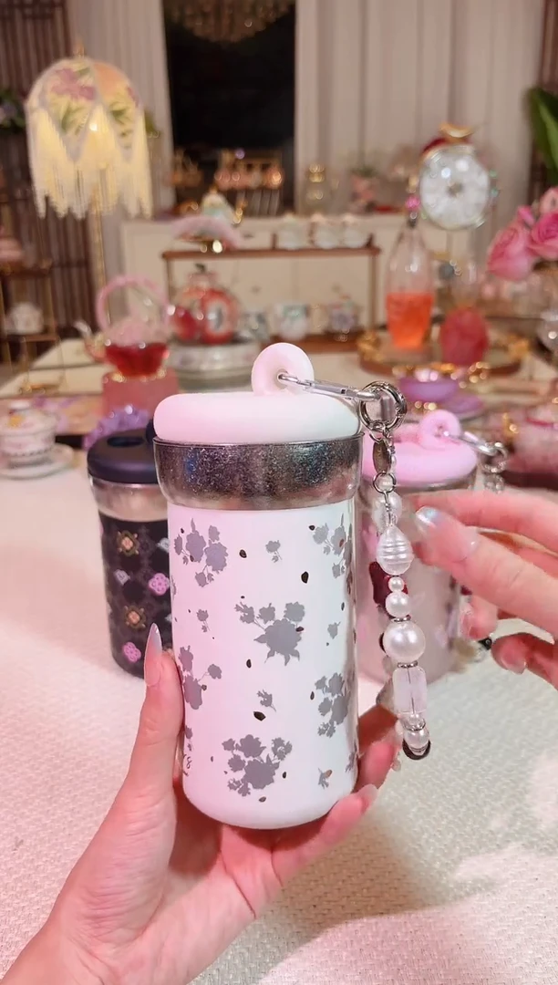 白色蝴蝶 纯钛 钛杯-如图