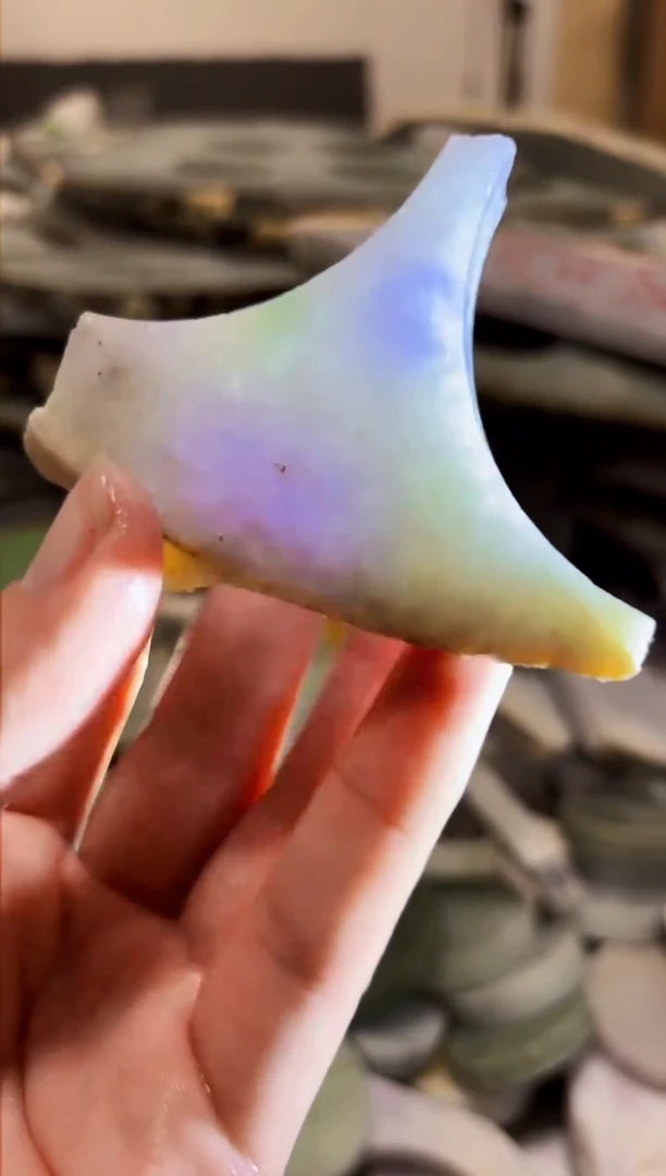 【闪购商品】翡翠颈饰未镶嵌A货白文1643