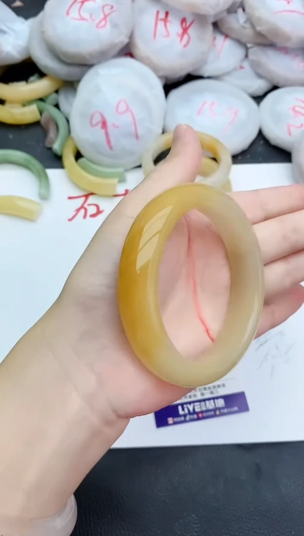 未镶嵌手镯石英质玉384+59/60