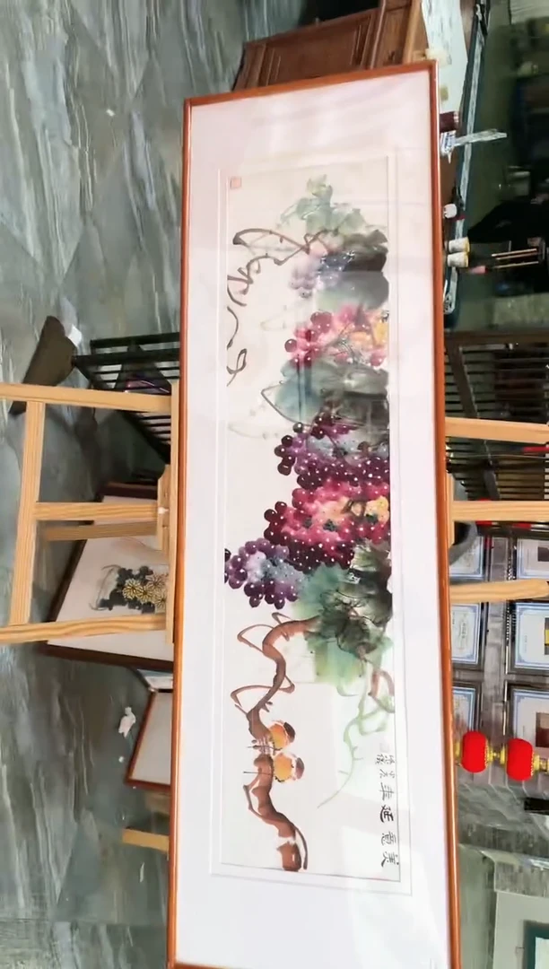 【闪购商品】绘画116林紫仪绘画作品137*34