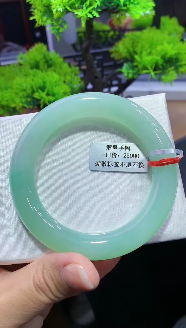 未镶嵌手镯翡翠-k57 天然缅甸A货翡翠58.2正圈