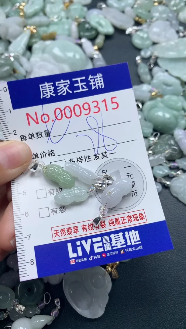 吊坠(不含链)未镶嵌翡翠9315