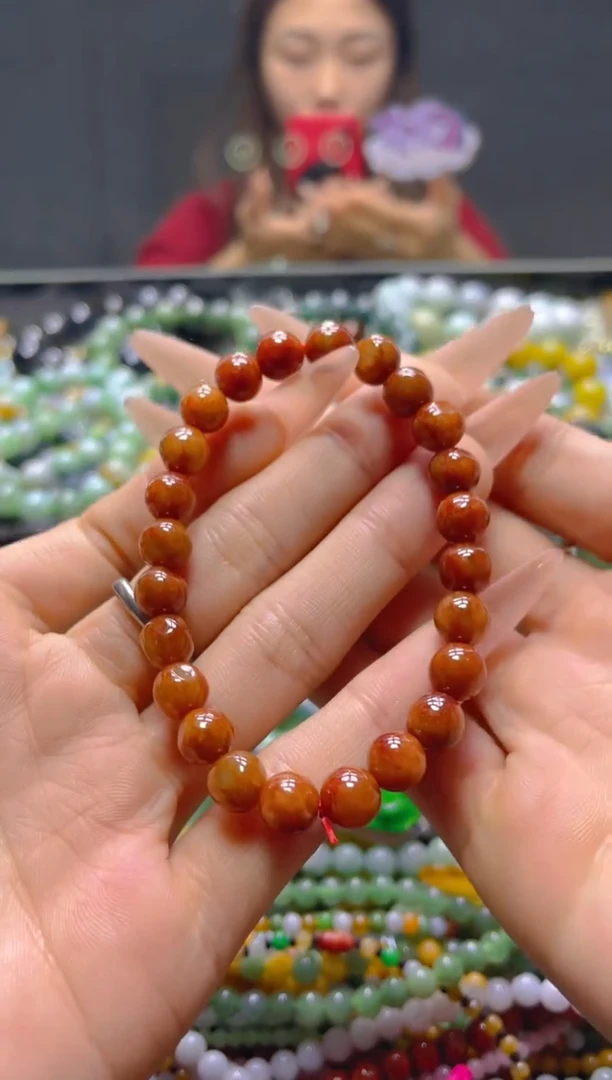 颈饰未镶嵌翡翠7MM