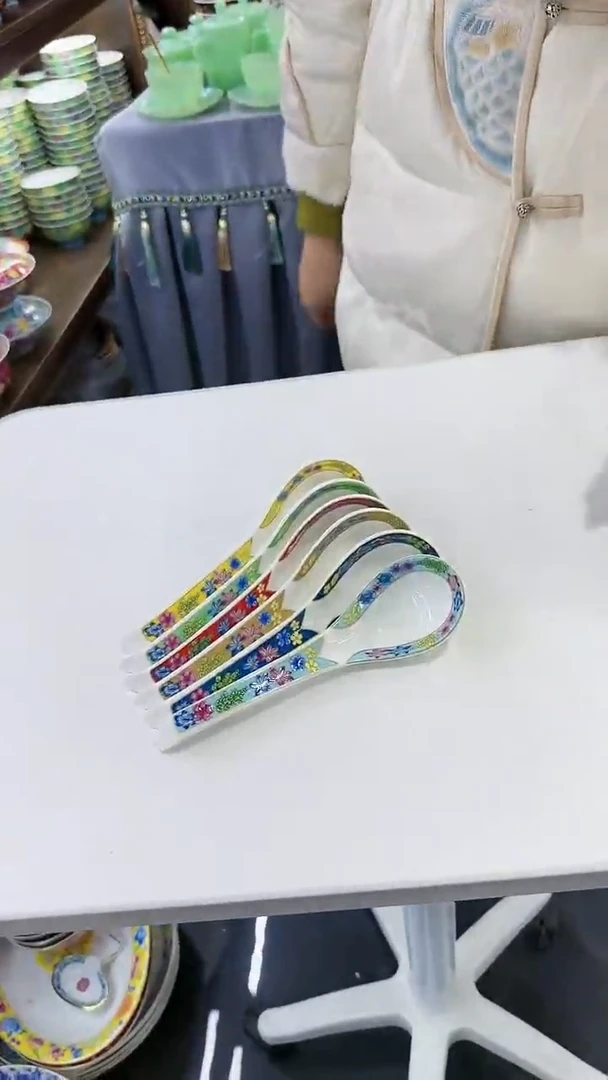 【闪购商品】瓷片小勺子6只景德镇陶瓷