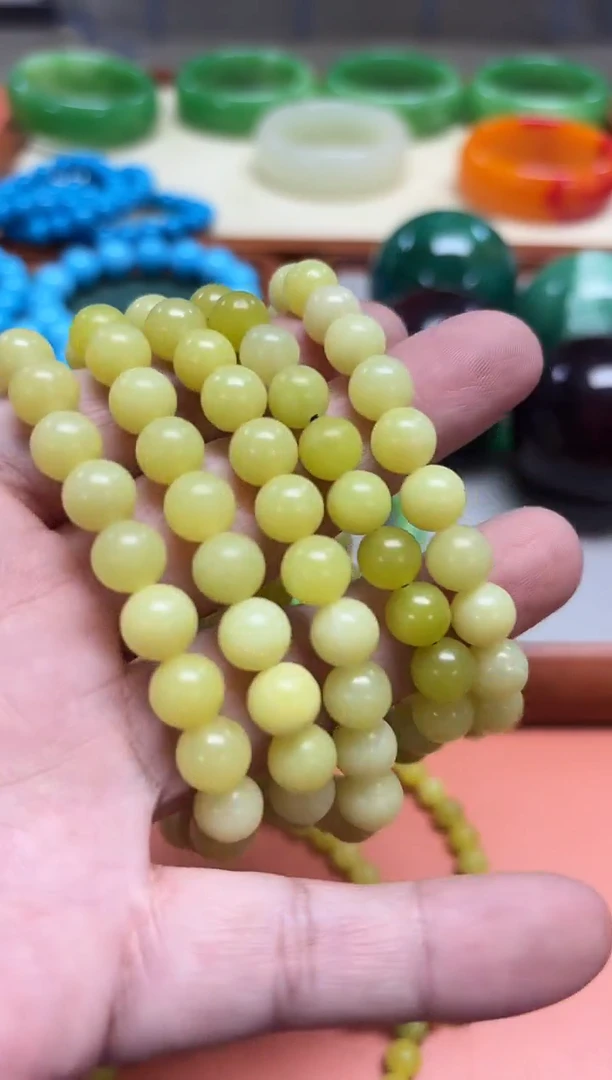1011黄色8mm手串