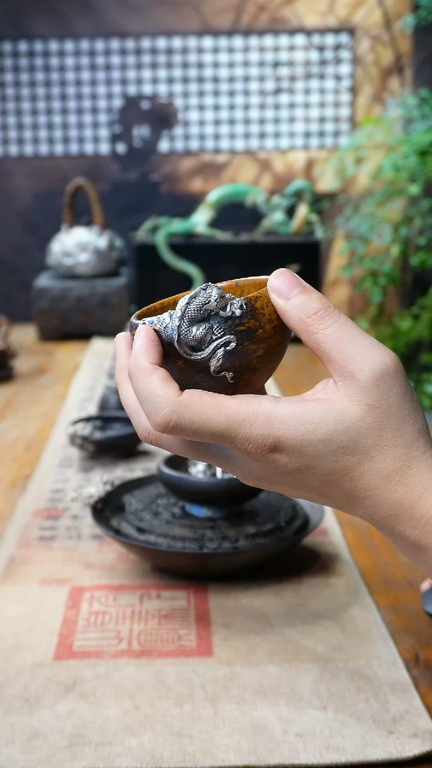 茶盏J*欲山行 貔貅主人杯