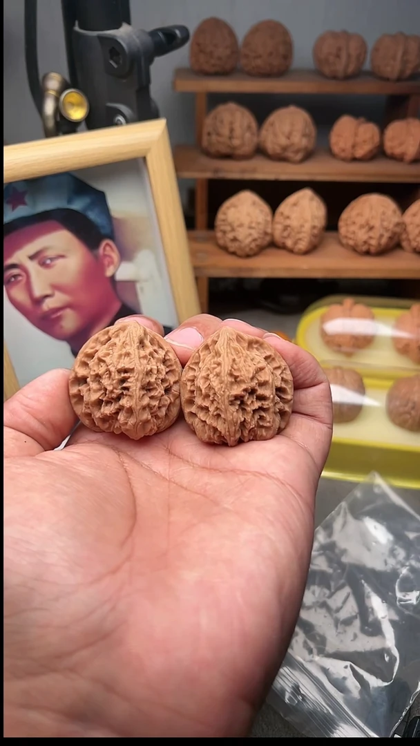 吊坠文玩核桃野牛40