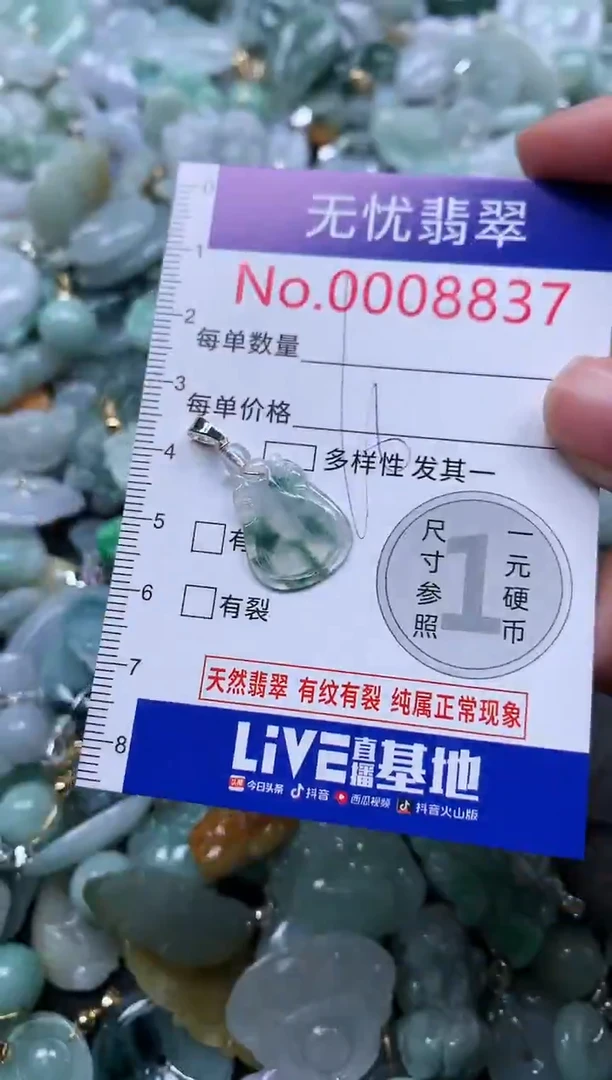 颈饰未镶嵌翡翠8837