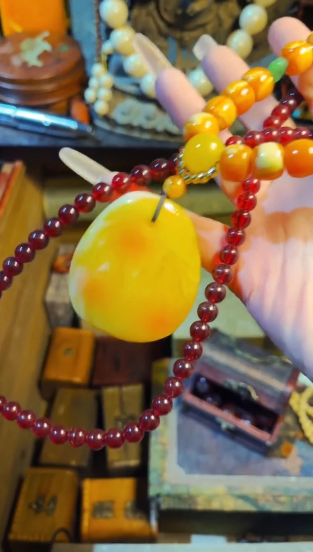 【闪购商品】蜜蜡颈饰未镶嵌兰妹精品优选链接84