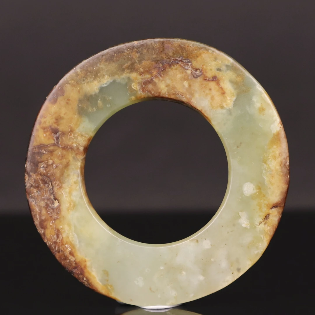 【古董】30、明代  和田玉玉环