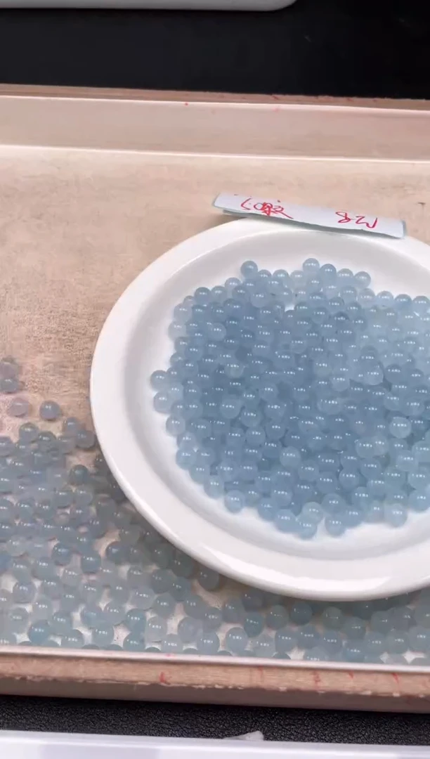 【闪购商品】玛瑙/玉髓颈饰未镶嵌w792冰川蓝玛瑙6mm*50颗