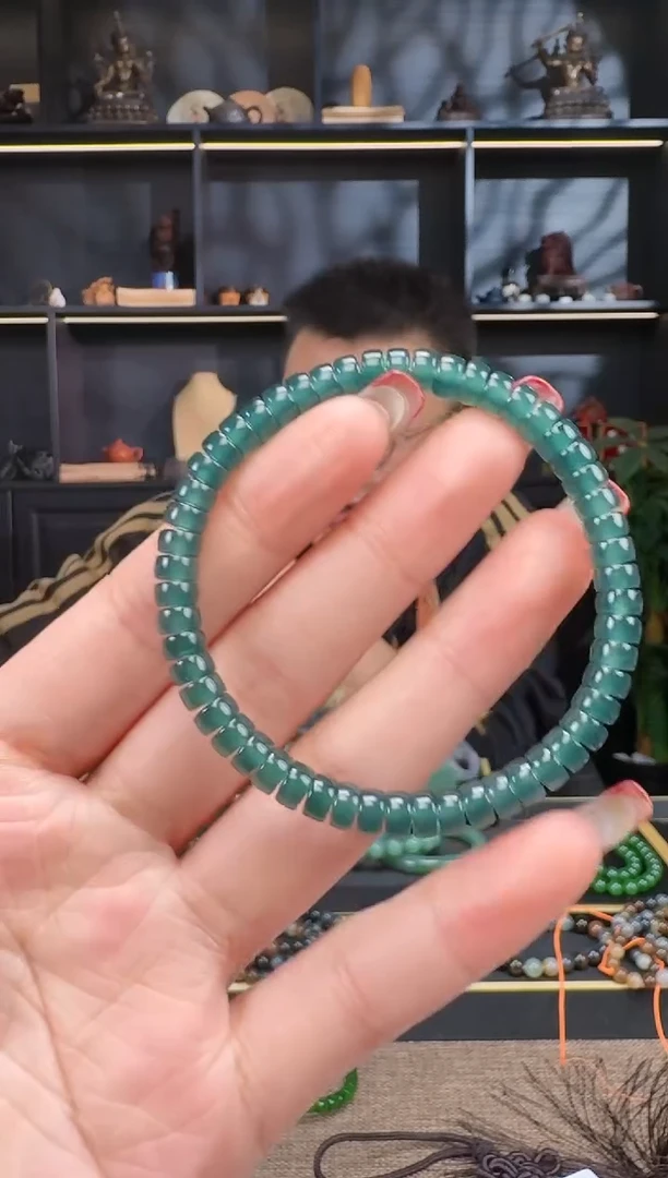 【闪购商品】翡翠手串未镶嵌翡翠药片手串